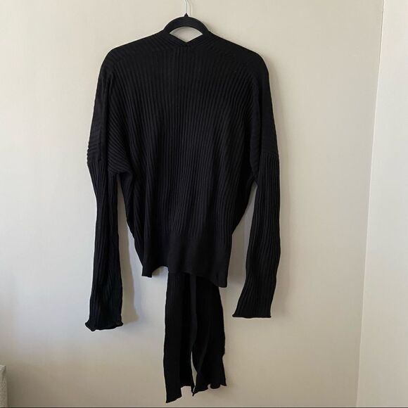 Mod rEF-Wrap ribbed long sleeve cardigan - Picture 3 of 8